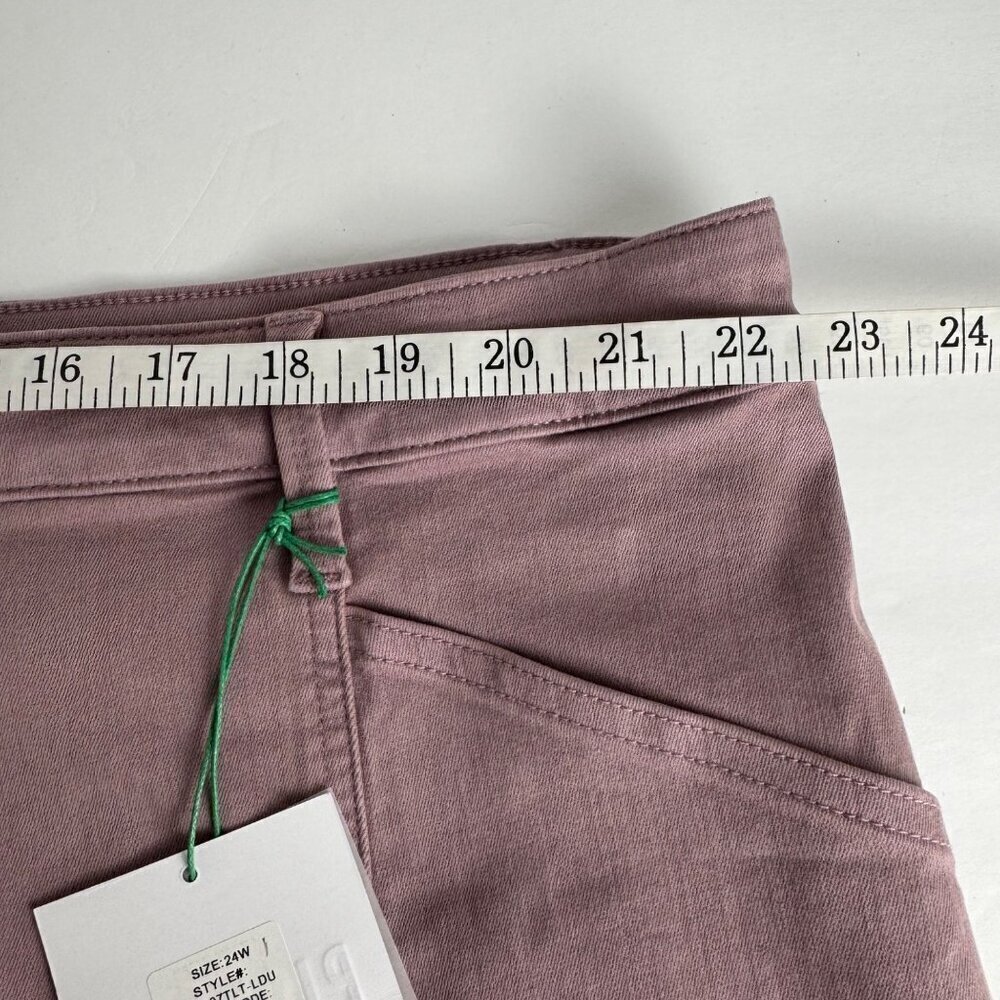Pistola NEW Lilac Dust Button Fly Shorts Women's 24W Tencel Casual Summer - Picture 10 of 11